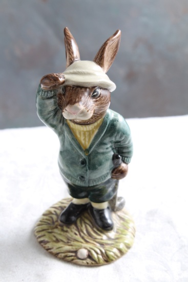 Royal Doulton 1984 Bogey Bunnykins Figurine 4 1/2" Tall