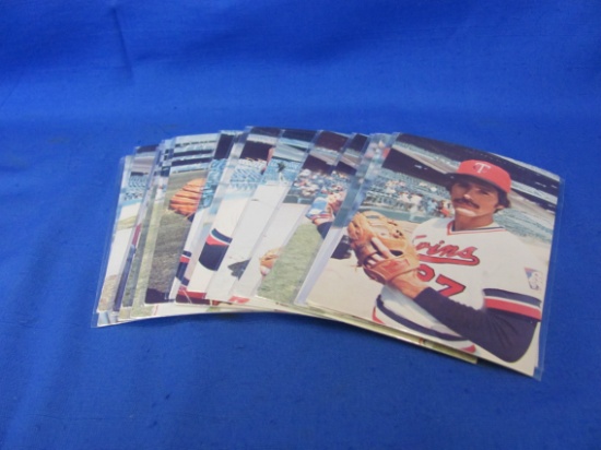 1978 Minnesota Twins Postcards (18) – Unused – As Shown