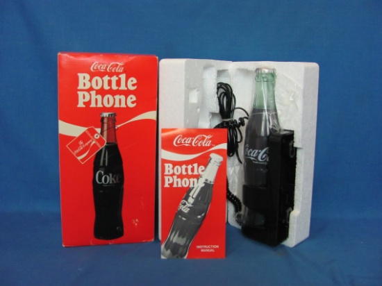 1983 Coca Cola Bottle Phone – Model 5000 – Unused Condition