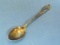 Small Sterling Silver Souvenir Spoon – Florida w Palm Trees – 3 1/4” long – 4.5 grams