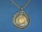 Pendant with Coin – Looks like a Morgan Silver Dollar but is the size of a dime