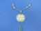 Jade? Necklace – 26” long with a 6 1/2” drop