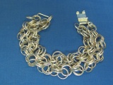 Metropolitan Museum of Art Silver Bracelet – 8 1/2” long – Was told it was Sterling but not marked