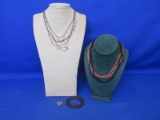 Mixed Lot Of Necklaces & Beaded Bracelets – Please Consult Pictures -