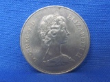 Commemorative Coin – Elizabeth & Philip Marriage 1947-1972 – 25 Pence? 1 1/2”