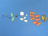 Lot of Loose Stones: Jade, maybe Sapphire – See photos for more info