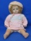 Horsman Composition & Fabric Doll – 22” tall – Face, Eyes & Arms are good – Legs Cracking