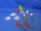 Mixed Lot Of Vintage Christmas Ornaments Crocheted & Crafted As Pictured Vintage Quality -