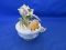 Shell Lamp Cover Over Pottery Dish Great For A Night Stand -