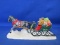 Dept 56 The Original Snow Village Accessories “Sleigh Ride” - 9”L x 3”W x 3 ¾”H -