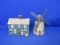 Dept 56 The Original Snow Village Featuring “Home Sweet Home” House & Windmill -