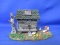 Dept 56 Buck's County Featuring “Feeding The Ducks” 8”L x 4 ½”W x 5”H - Very Cute Addition -