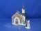 Dept 56 The Original Snow Village “Woodlake Chapel” 7 ¼”L x 8 ¼”W x 11”H – Light Works