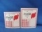 1940's Coca Cola Punch Cards (2) – 4” x 4” and 4” x 6” - Both Unused