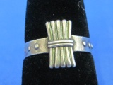 Vintage Sterling Silver Ring – Size 6 – Weight is 2.0 grams