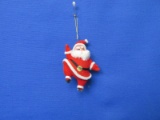 Vintage Christmas Santa Ornament In Mint Condition – Please Consult Pictures -
