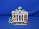 Dept 56 The Original Snow Village “Public Library” 12”L x 10”W x 8 ¼””H – No Light & Ornaments -