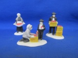 Dept 56 Heritage Village Accessory Featuring “Amish Family” - Consult Pictures For Assortment -