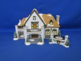 Dept 56 The Original Snow Village Set Of 2 “Linden Hills Country Club”  - Light Test & Works -