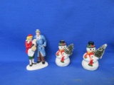 Dept 56 The Original Snow Village 2 Sets “Welcome To The Congregation & A Tree For Me” -