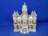 Dept 56 Original Snow Village “County Courthouse” - 8 ½”L x 6 ¼”W x 11 ½”H – No Light -