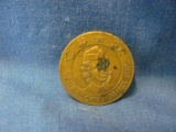 WWII Era Your Lucky Hormel Girl Coin – 1 1/8” D – Some Facial Damage