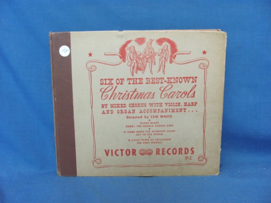 Gene Autry Victor Records (3) - Christmas Carols – Cover Damaged
