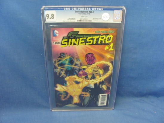 2013 DC Green Lantern Sinestro #1 Comic Book #23.4 – Graded 9.8