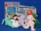 Beanie Babies: 2 Collector Books, Collector Set & 5 Beanies