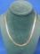 14 Kt Gold Herringbone Necklace – Made in Italy – 18” long – Weight is 7.2 grams
