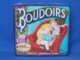Cute Vintage Tin “Boudoirs Lady's Fingers” - Made in France – 9” x 8 1/2”