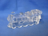 Jeannette Glass Locomotive #1028 Train Candy Container