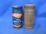 Allstate & Polson Tube Patch Kit Tins – Some Contents – Polson Dented