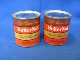 Butter Nut Coffee Tins (2) – 1.55 oz. - Both Sealed