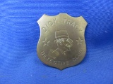 Brass Dick Tracy Detective Club Badge