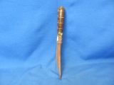 Dagger Knife With Leather Sheath – No Markings