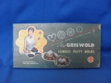 Griswold Patty Molds With Original Box – Box Torn & Stained