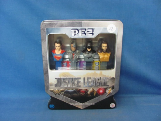 DC Comics Justice League Pez Dispensers (4) – Tin Sealed