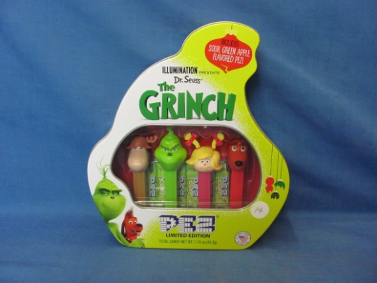 Dr. Seuss The Grinch Pez Dispensers (4) – Tin Sealed