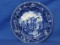 Blue & White Plate by Wedgwood “The Capture of Vincennes” - Made for the DAR – 9 1/4”