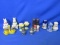 Mixed Lot Of Salt & Pepper Shakers - Pairs & Singles - Consult Pictures For Assortment & Sizes -