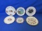 Lot Of 6 Tourist Plates – 3 Places – 2 Words Of Wisdom – 1 Christmas -