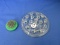 Lot Of 2 Frogs – 5” Glass Dome & 2” Plastic With Metal Spikes -