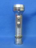 Vintage Metal Ray-O-Vac Sportsman Flashlight – Works w 2 C batteries (Not Included)