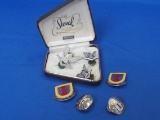 Lot of Military Pins: Thunder in the Skies – Eagles – US – In a vintage case