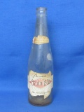 Vintage Glass Bottle “Premium Grain Belt – The Friendly Ale” Paper Label – 9 1/2” tall