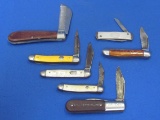 Mixed Lot of Pocket Knives: 4 are Imperial – 1 Hammer Brand – 1 Ideal
