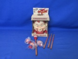 Lot Of Howdy Doody Items – 1987 Puppet Head Still In Box – 4 Pencils & Toppers 1988 -
