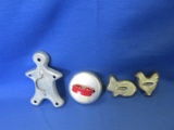 Mixed Lot Of 4 Cookie/Candy & Biscuit Cutter/Mold - Please Consult Pictures For Assortment/Sizes