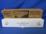 Vintage Kitchen Kween Wax Paper Dispenser “Syverson Hardware, Wanamingo Advertising -